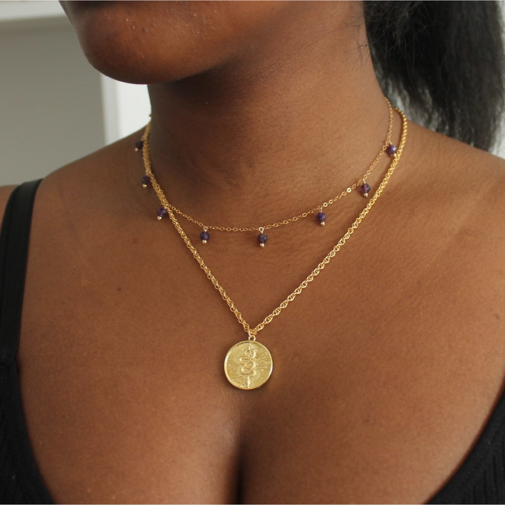 Birthstone Drop Necklace