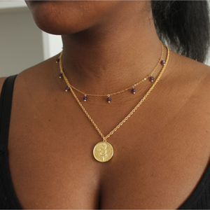 New Beginnings: Snake Medallion Necklace