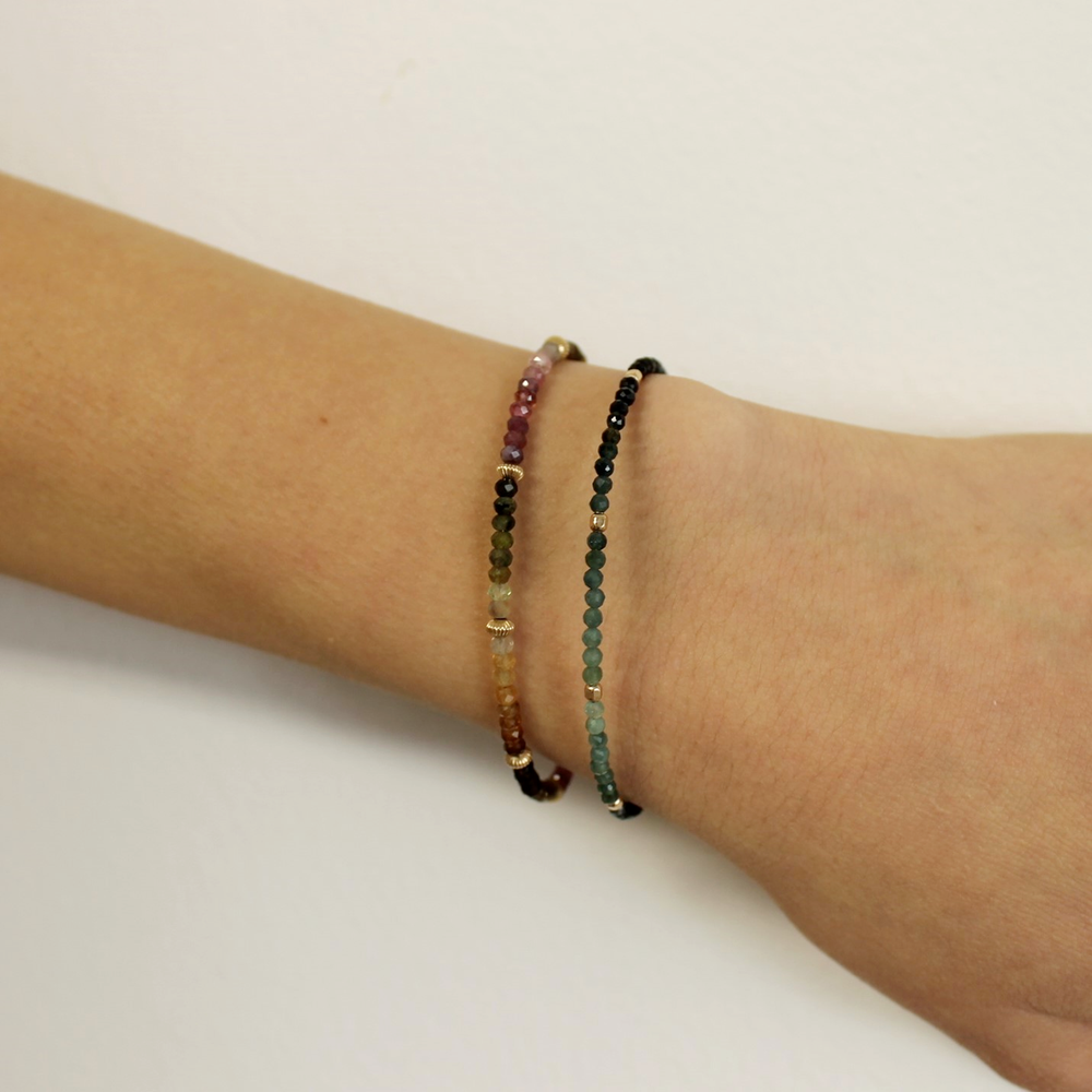 Blue Tourmaline Ombre Bracelet