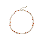 Gemstone Layered Anklet