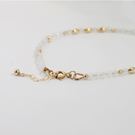 Moonstone Beaded Anklet