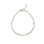 Moonstone Beaded Anklet