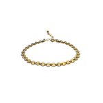 gold filled coin anklet 