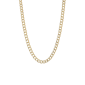 Double Curb Chain Necklace