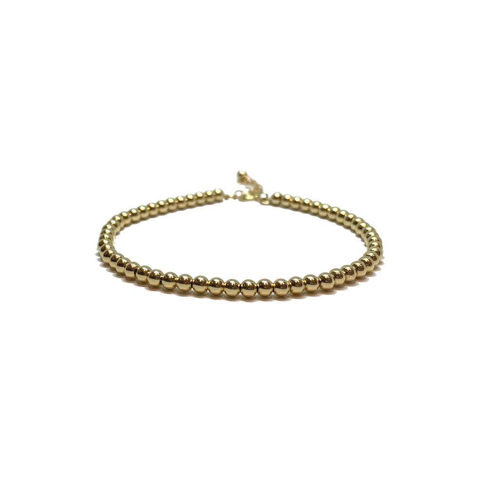 Beaded Bracelet - 14KT Gold