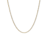 Gold Rope Chain Necklace