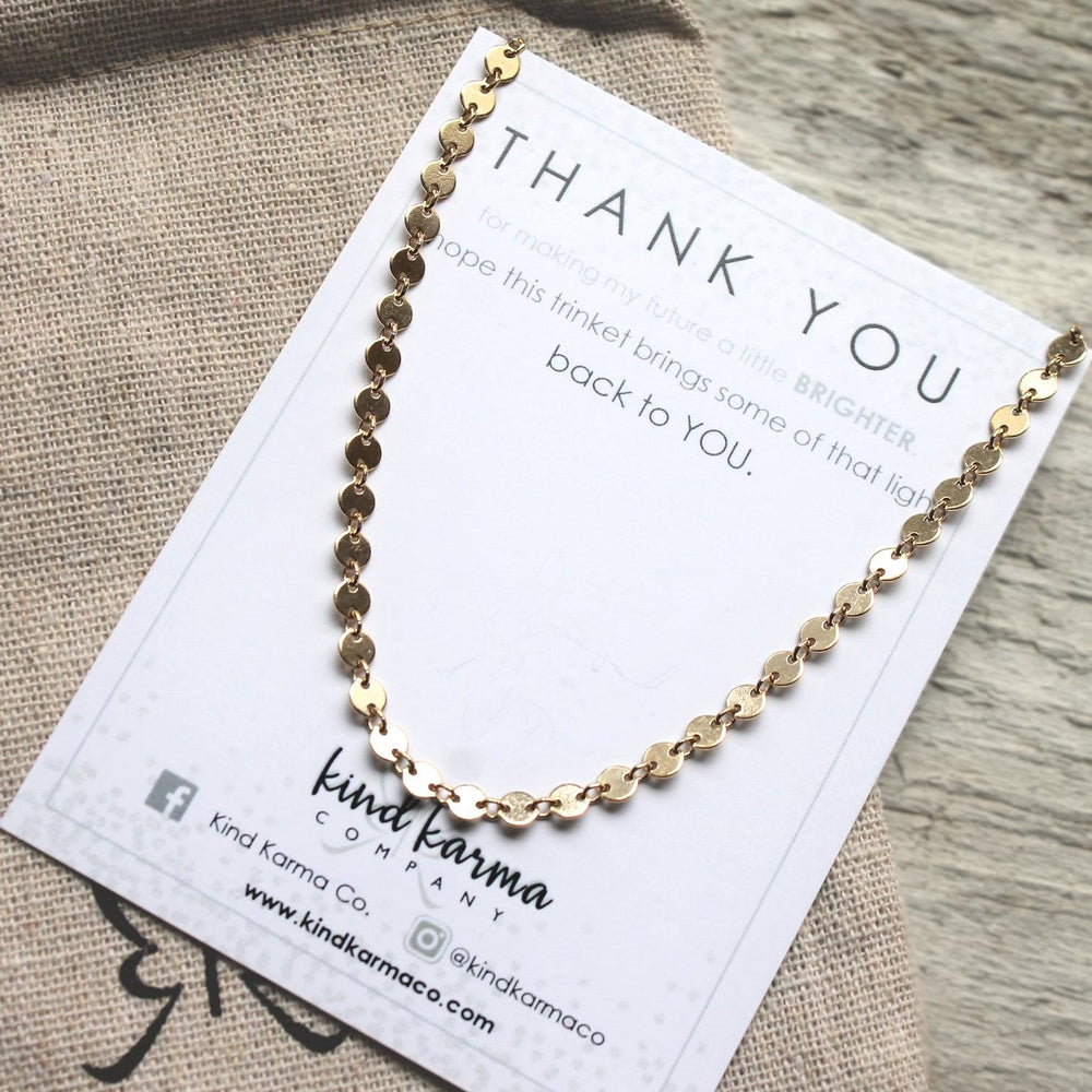 gold filled coin necklace choker