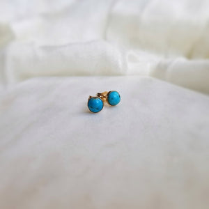 turquoise studs 